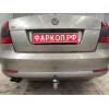 S086A GALIA Полностью оцинкованный фаркоп на Skoda Octavia II седан/универсал 2005-2013, Skoda Octavia Scout 2008-2013, в т.ч. 4WD. Подрозетник убирается за бампер. Тип шара: A. Подрезка бампера. Нагрузки: 1600/80 кг, масса фаркопа 15 кг