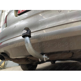 S086A GALIA Полностью оцинкованный фаркоп на Skoda Octavia II седан/универсал 2005-2013, Skoda Octavia Scout 2008-2013, в т.ч. 4WD. Подрозетник убирается за бампер. Тип шара: