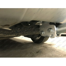 S086A GALIA Полностью оцинкованный фаркоп на Skoda Octavia II седан/универсал 2005-2013, Skoda Octavia Scout 2008-2013, в т.ч. 4WD. Подрозетник убирается за бампер. Тип шара: