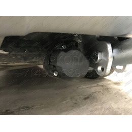 S086A GALIA Полностью оцинкованный фаркоп на Skoda Octavia II седан/универсал 2005-2013, Skoda Octavia Scout 2008-2013, в т.ч. 4WD. Подрозетник убирается за бампер. Тип шара: