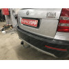 S086A GALIA Полностью оцинкованный фаркоп на Skoda Octavia II седан/универсал 2005-2013, Skoda Octavia Scout 2008-2013, в т.ч. 4WD. Подрозетник убирается за бампер. Тип шара: A. Подрезка бампера. Нагрузки: 1600/80 кг, масса фаркопа 15 кг