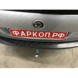 S086A GALIA Полностью оцинкованный фаркоп на Skoda Octavia II седан/универсал 2005-2013, Skoda Octavia Scout 2008-2013, в т.ч. 4WD. Подрозетник убирается за бампер. Тип шара: