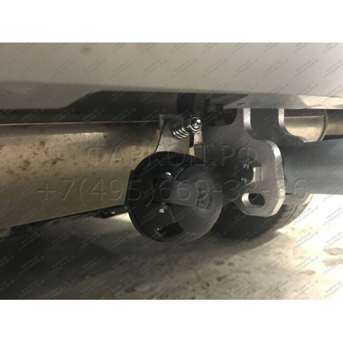 F113A GALIA Полностью оцинкованный фаркоп на Ford Kuga 2008-2013, 2013-2020. Подрозетник убирается за бампер. Тип шара: A. Без выреза бампера. Нагрузки: 2100/110 кг, масса фаркопа 16,12 кг