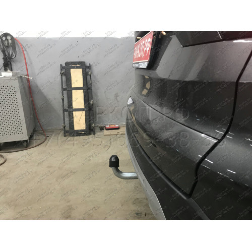 F113A GALIA Полностью оцинкованный фаркоп на Ford Kuga 2008-2013, 2013-2020. Подрозетник убирается за бампер. Тип шара: A. Без выреза бампера. Нагрузки: 2100/110 кг, масса фаркопа 16,12 кг