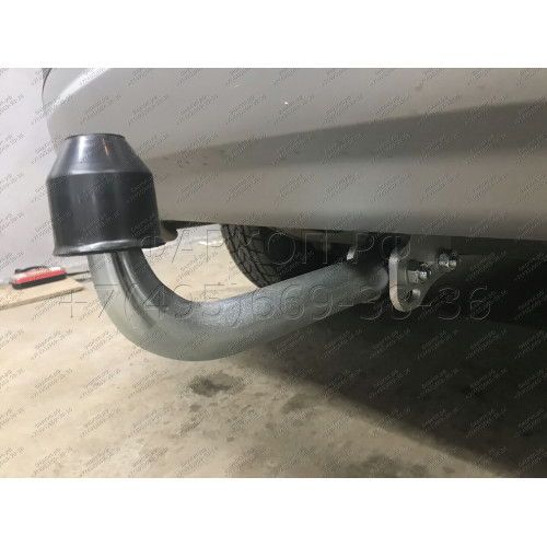 F113A GALIA Полностью оцинкованный фаркоп на Ford Kuga 2008-2013, 2013-2020. Подрозетник убирается за бампер. Тип шара: A. Без выреза бампера. Нагрузки: 2100/110 кг, масса фаркопа 16,12 кг