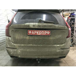 V083A GALIA Полностью оцинкованный фаркоп на Volvo XC90 2015-, Volvo XC60 2017-. Подрозетник убирается за бампер. Тип шара: A. Невидимый вырез бампера. Нагрузки: 