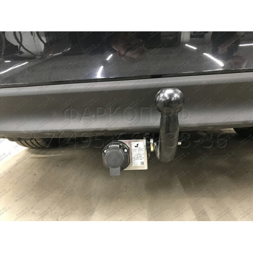T124-A Лидер-плюс ТСУ для Toyota Camry XV70 2017-2023. Требуется подрезка бампера. Нагрузки: 900/75 кг, масса фаркопа 13 кг, требуется 1 сверление (без электрики в комплекте)