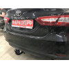 T124-A Лидер-плюс ТСУ для Toyota Camry XV70 2017-2023. Требуется подрезка бампера. Нагрузки: 900/75 кг, масса фаркопа 13 кг, требуется 1 сверление (без электрики в комплекте)