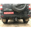 FA 0855-E Бизон Фаркоп на UAZ Patriot / УАЗ Патриот 2015- без подрезки бампера. Тип шара: E (легкосъемный шар под квадрат). Нагрузки: 3000/100 кг. Не комплектуется электрикой
