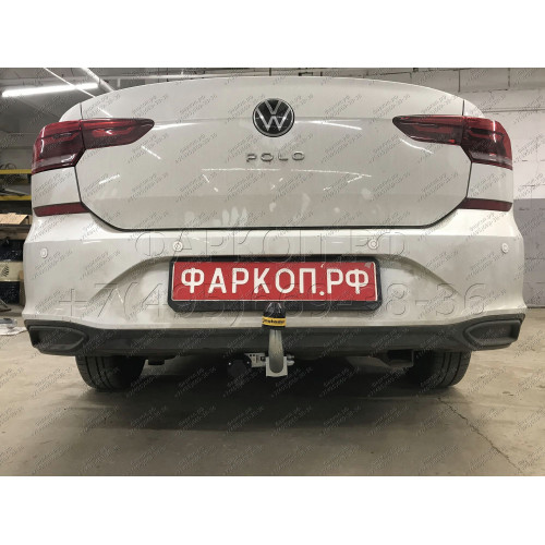 92702-A MOTODOR Фаркоп с оцинкованным шаром на Volkswagen Polo седан 2010-2020, Jetta VA3 2023-. Необходима подрезка бампера. Тип шара: A. Нагрузки: 1000/75 кг, масса фаркопа 13,3 кг (без электрики в комплекте)