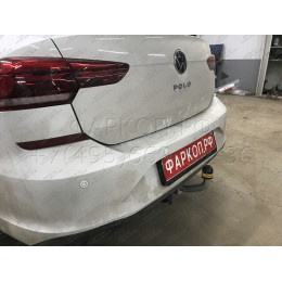 92702-A MOTODOR Фаркоп с оцинкованным шаром на Volkswagen Polo седан 2010-2020, Jetta VA3 2023-. Необходима подрезка бампера. Тип шара: A. Нагрузки: 1000/75 кг, масса фарко