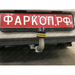 92702-A MOTODOR Фаркоп с оцинкованным шаром на Volkswagen Polo седан 2010-2020, Jetta VA3 2023-. Необходима подрезка бампера. Тип шара: A. Нагрузки: 1000/75 кг, масса фарко