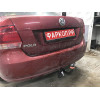 2193-A ORIS Фаркоп на Volkswagen Polo седан 2010-2020, Volkswagen Polo лифтбек 2020-. Необходима подрезка бампера. Тип шара: A. Нагрузки: 1000/75 кг, масса фаркопа 13 кг (без электрики в комплекте)