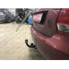2193-A ORIS Фаркоп на Volkswagen Polo седан 2010-2020, Volkswagen Polo лифтбек 2020-. Необходима подрезка бампера. Тип шара: A. Нагрузки: 1000/75 кг, масса фаркопа 13 кг (без электрики в комплекте)