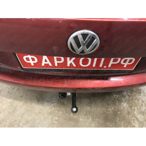2193-A ORIS Фаркоп на Volkswagen Polo седан 2010-2020, Volkswagen Polo лифтбек 2020-. Необходима подрезка бампера. Тип шара: A. Нагрузки: 1000/75 кг, масса фаркопа 13 кг (без электрики в комплекте)