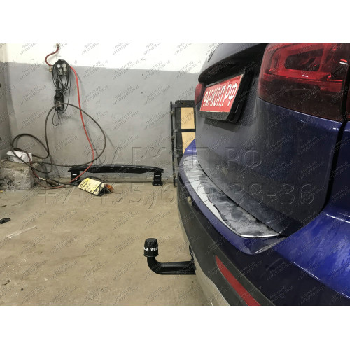 313689600001 WESTFALIA Фаркоп на Mercedes GLB-Class X247 08/2019-. Вертикальное быстросъемное крепление шара (снятие защищено ключом). Невидимый вырез в бампере. Нагрузки: 2000/120 кг, масса фаркопа 25,74 кг