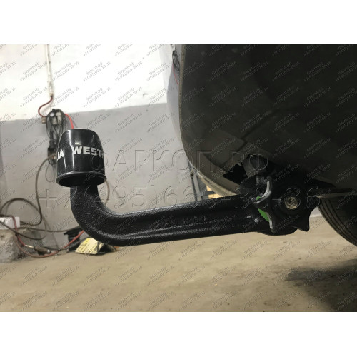 313689600001 WESTFALIA Фаркоп на Mercedes GLB-Class X247 08/2019-. Вертикальное быстросъемное крепление шара (снятие защищено ключом). Невидимый вырез в бампере. Нагрузки: 2000/120 кг, масса фаркопа 25,74 кг