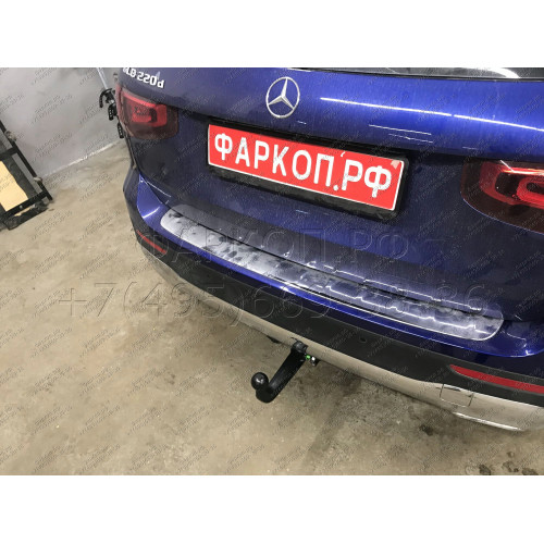 313689600001 WESTFALIA Фаркоп на Mercedes GLB-Class X247 08/2019-. Вертикальное быстросъемное крепление шара (снятие защищено ключом). Невидимый вырез в бампере. Нагрузки: 2000/120 кг, масса фаркопа 25,74 кг