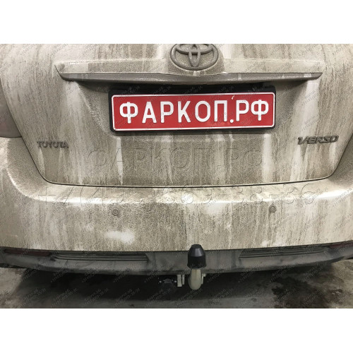 T063A GALIA Полностью оцинкованный фаркоп на Toyota Verso 2009-2013, 2013-2018. Тип шара: A. Установка без снятия и выреза бампера. Нагрузки: 1500/60 кг, масса фаркопа 14,52 кг