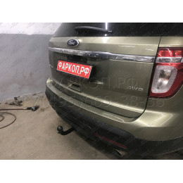 3971-A ORIS Фаркоп на Ford Explorer 2011-2015. Необходима подрезка бампера. Тип шара: A. Нагрузки: 1500/75 кг, масса фаркопа 21,2 кг (без электрики в комплекте)