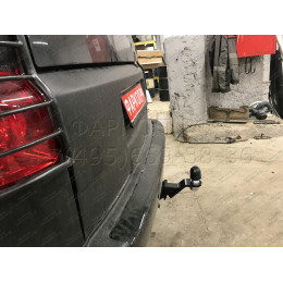 FA 0951-E(N) Бизон Фаркоп с хромированной накладкой на Honda Element 2003-2011 без подрезки бампера. Тип шара: E (легкосъемный шар под квадрат). Нагрузки: 2500/1