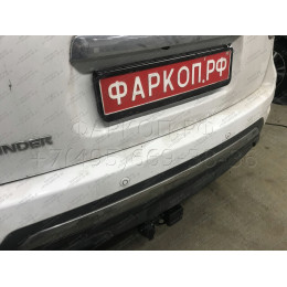 FA 0854-E Бизон Фаркоп на Nissan Pathfinder R52 2014-2021 без подрезки бампера. Тип шара: E (легкосъемный шар под квадрат). Нагрузки: 3200/120 кг. Не комплектуется э