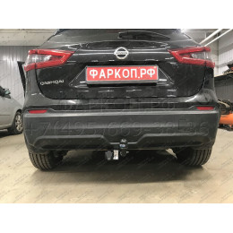 4382-A ORIS Фаркоп на Nissan Qashqai 2014-2021 без подрезки бампера. Тип шара: A. Нагрузки: 1800/100 кг, масса фаркопа 21 кг (без электрики в комплекте)