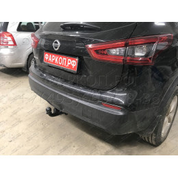 4382-A ORIS Фаркоп на Nissan Qashqai 2014-2021 без подрезки бампера. Тип шара: A. Нагрузки: 1800/100 кг, масса фаркопа 21 кг (без электрики в комплекте)