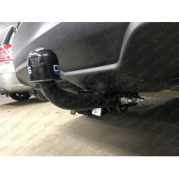 4382-A ORIS Фаркоп на Nissan Qashqai 2014-2021 без подрезки бампера. Тип шара: A. Нагрузки: 1800/100 кг, масса фаркопа 21 кг (без электрики в комплекте)