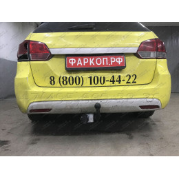 CV 14 AVTOS Фаркоп на Chevrolet Cruze универсал 2009-2016 без подрезки бампера. Тип шара: A. Нагрузки: 1800/75 кг, масса фаркопа 16,5 кг (без электрики в комплекте)