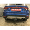 K123-A Лидер-плюс ТСУ для Kia Rio X-line 2017-2020, Kia Rio X 2021-2022, Solaris KRX 2024- без снятия и выреза бампера. Нагрузки: 1200/75 кг, масса фаркопа 16,06 кг (без электрики в комплекте)