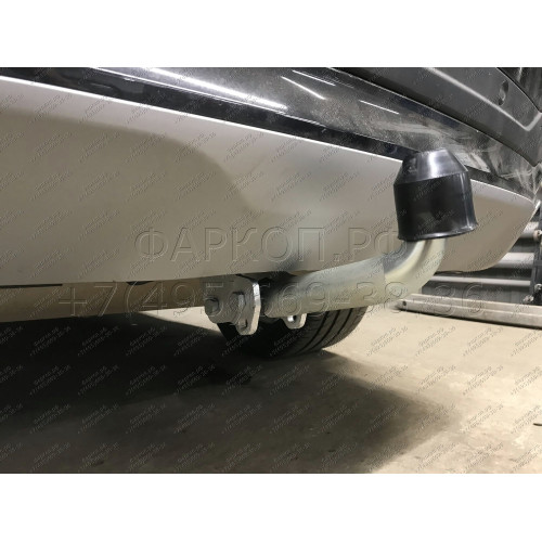 B017C GALIA Полностью оцинкованный фаркоп на BMW X5 E70 2007-2013, X5 F15 2013-2018, BMW X6 F16 2014-2019, кроме моделей с M-пакетом. Подрозетник убирается за бампер. Тип шара: C (горизонтальный съемный). Невидимый вырез бампера. Нагрузки: 3500/140 кг, ма