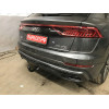 VW96Q WITTER Фаркоп на Volkswagen Touareg 2018-, Audi Q8 2018-, Audi SQ8 2020-, Porsche Cayenne 2017-, Porsche Cayenne Coupe 2019-. Съемное вертикальное крепление шара (на ключе). Невидимый вырез в бампере. Нагрузки 3500/191 кг