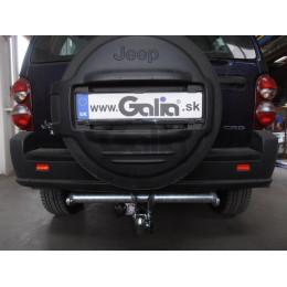 J007A GALIA Полностью оцинкованный фаркоп на Jeep Cherokee KJ 2001-2008. Особенности: круглые фары, запаска на задней двери. Тип шара: A. Установка без снятия 
