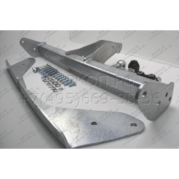 J007A GALIA Полностью оцинкованный фаркоп на Jeep Cherokee KJ 2001-2008. Особенности: круглые фары, запаска на задней двери. Тип шара: A. Установка без снятия 