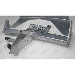 J007A GALIA Полностью оцинкованный фаркоп на Jeep Cherokee KJ 2001-2008. Особенности: круглые фары, запаска на задней двери. Тип шара: A. Установка без снятия 