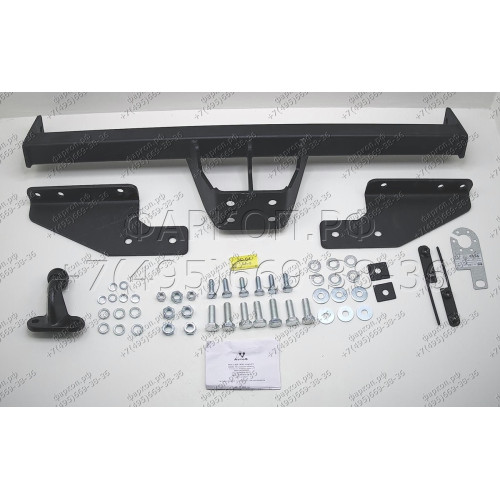 JC 04 AVTOS Фаркоп на JAC T9 2024-, Sollers ST9 2025- без снятия и подрезки бампера. Тип шара: A. Нагрузки: 2000/100 кг, масса фаркопа 20 кг (без электрики в комплекте)