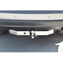 JGC-13-991124.00 PT GROUP Фаркоп с нержавеющей накладкой на Jeep Grand Cherokee IV WK2 2014-2021 без подрезки бампера. Тип шара: E (легкосъемный шар под квадрат). Нагруз