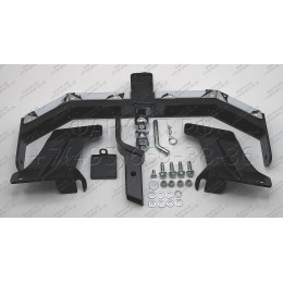 JGC-13-991124.00 PT GROUP Фаркоп с нержавеющей накладкой на Jeep Grand Cherokee IV WK2 2014-2021 без подрезки бампера. Тип шара: E (легкосъемный шар под квадрат). Нагруз