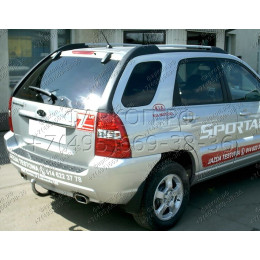 K-025 STEINHOF Фаркоп на Kia Sportage 4WD 1995-2004 без снятия и подрезки бампера. Тип шара: A. Нагрузки: 2000/70 кг, масса фаркопа 18 кг (без электрики в комплекте)
