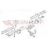 K-025 STEINHOF Фаркоп на Kia Sportage 4WD 1995-2004 без снятия и подрезки бампера. Тип шара: A. Нагрузки: 2000/70 кг, масса фаркопа 18 кг (без электрики в комплекте)