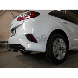 K048A GALIA Полностью оцинкованный фаркоп на Kia Ceed хетчбек 5 дверей (CD) diesel AdBlue 2018-. Тип шара: A. Установка без выреза бампера. Нагрузки: 1600/85 кг, масс