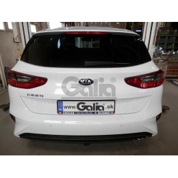 K048A GALIA Полностью оцинкованный фаркоп на Kia Ceed хетчбек 5 дверей (CD) diesel AdBlue 2018-. Тип шара: A. Установка без выреза бампера. Нагрузки: 1600/85 кг, масс