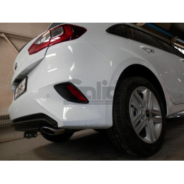 K048A GALIA Полностью оцинкованный фаркоп на Kia Ceed хетчбек 5 дверей (CD) diesel AdBlue 2018-. Тип шара: A. Установка без выреза бампера. Нагрузки: 1600/85 кг, масс