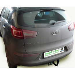 K112-A Лидер-плюс ТСУ для Kia Sportage 2010-2015, Hyundai ix35 2010-2015 без снятия и выреза бампера. Нагрузки: 1500/75 кг, масса фаркопа 17,52 кг (без электрики в комплект