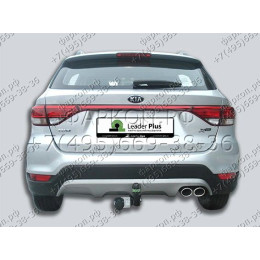 K123-A Лидер-плюс ТСУ для Kia Rio X-line 2017-2020, Kia Rio X 2021-2022, Solaris KRX 2024- без снятия и выреза бампера. Нагрузки: 1200/75 кг, масса фаркопа 16,06 кг (без электрики 