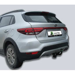 K123-A Лидер-плюс ТСУ для Kia Rio X-line 2017-2020, Kia Rio X 2021-2022, Solaris KRX 2024- без снятия и выреза бампера. Нагрузки: 1200/75 кг, масса фаркопа 16,06 кг (без электрики 