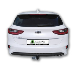 K130-A Лидер-плюс ТСУ для Kia Ceed хетчбек 2018- без выреза бампера. Нагрузки: 1500/75 кг, масса фаркопа 15,1 кг (без электрики в комплекте)