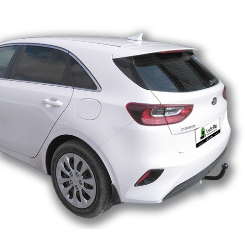 K130-A Лидер-плюс ТСУ для Kia Ceed хетчбек 2018- без выреза бампера. Нагрузки: 1500/75 кг, масса фаркопа 15,1 кг (без электрики в комплекте)
