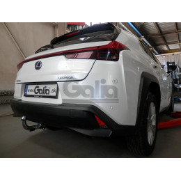 L026A GALIA Полностью оцинкованный фаркоп на Lexus UX 2018-. Подрозетник убирается за бампер. Тип шара: A. Невидимый вырез бампера. Нагрузки: 1200/80 кг, мас